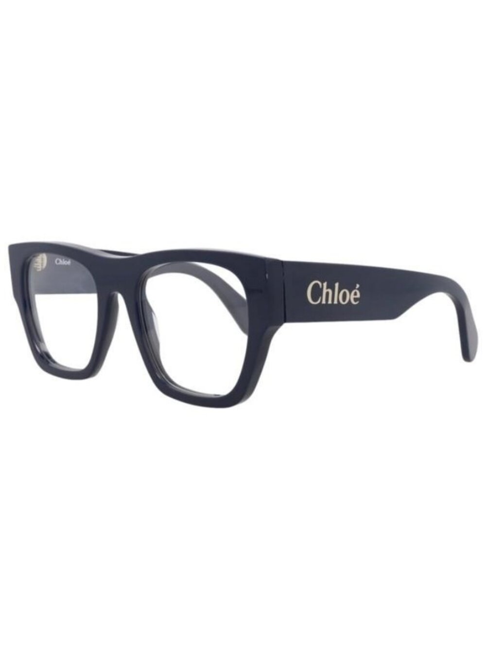 New Chloé Womens Square/Rectangle Blue Blue Transparent Fashion Designer Eyeglas